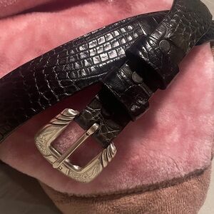 Lucchese hornback alligator belt